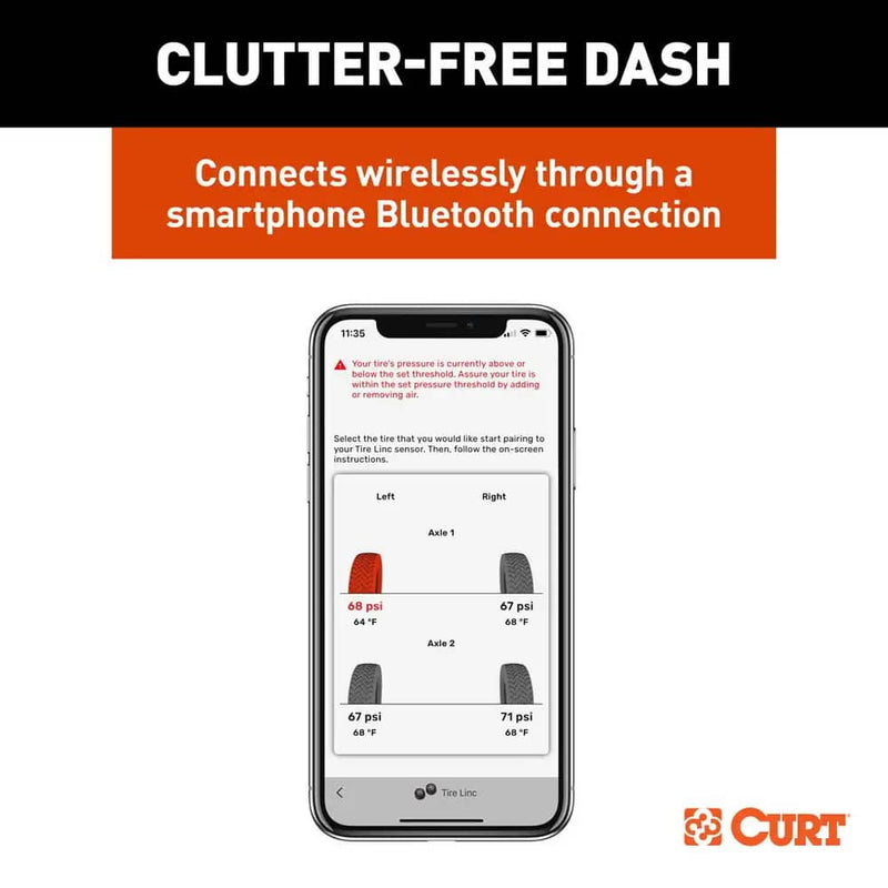Load image into Gallery viewer, CURT Tire Linc Auto Advanced TPMS Tire Pressure Monitoring System
