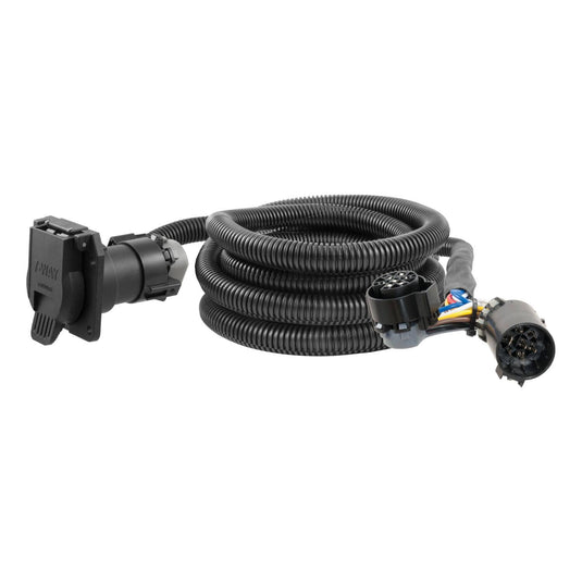 CURT 10' Custom Wiring Extension Harness — 2015-2026 Ford - CUR-57010 - Absolute Autoguard