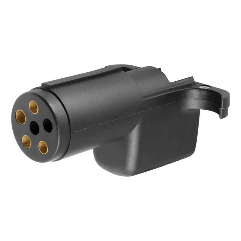 Load image into Gallery viewer, CURT Electrical Adapter (6-Way Round Vehicle to 4-Way Flat Trailer)
