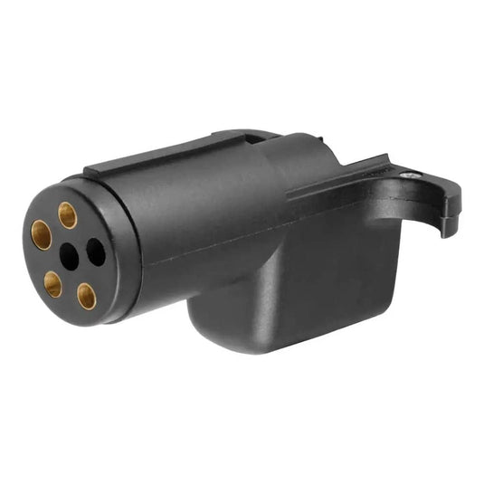 CURT Electrical Adapter (6-Way Round Vehicle to 4-Way Flat Trailer)