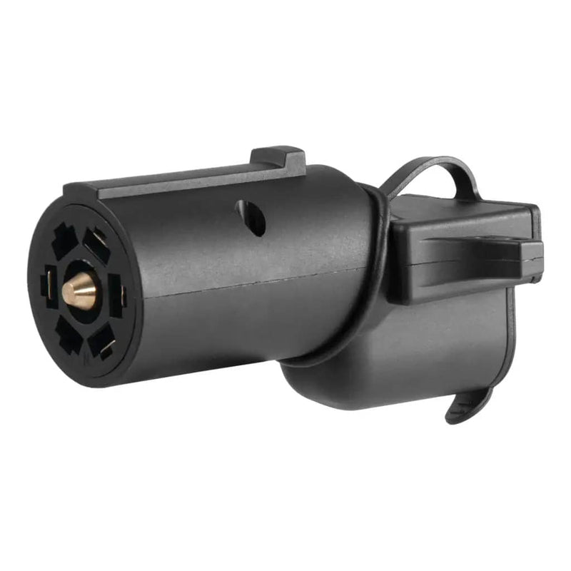 Load image into Gallery viewer, CURT Adapter with Backup Alarm (7-Way RV Blade Vehicle to 4-Way Flat Trailer)
