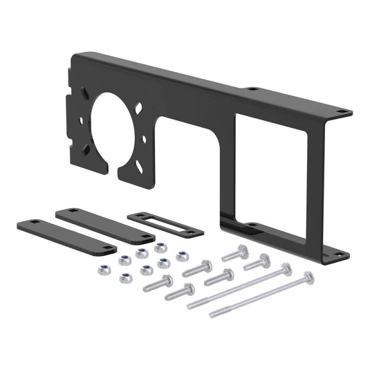 CURT Easy-Mount Wiring Bracket for 4 or 5-Flat & 6 or 7-Round (2-1/2" Receiver)