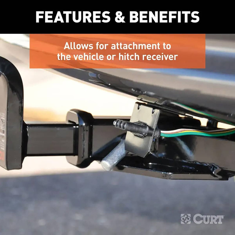 Load image into Gallery viewer, CURT Connector Mounting Bracket for 4-Way Flat (Packaged)
