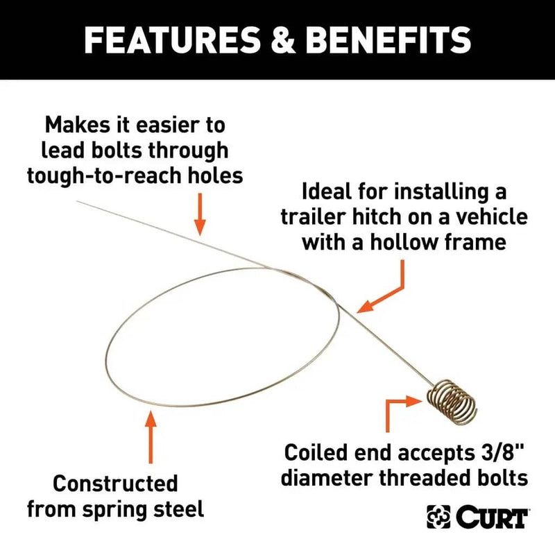 Load image into Gallery viewer, CURT Fish Wire for 3/8" Diameter Bolts

