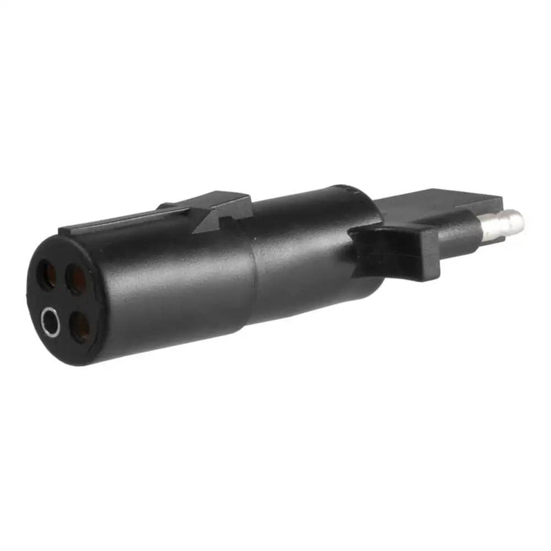 Load image into Gallery viewer, CURT Electrical Adapter (4-Way Round Vehicle to 4-Way Flat Trailer, Part 58414)
