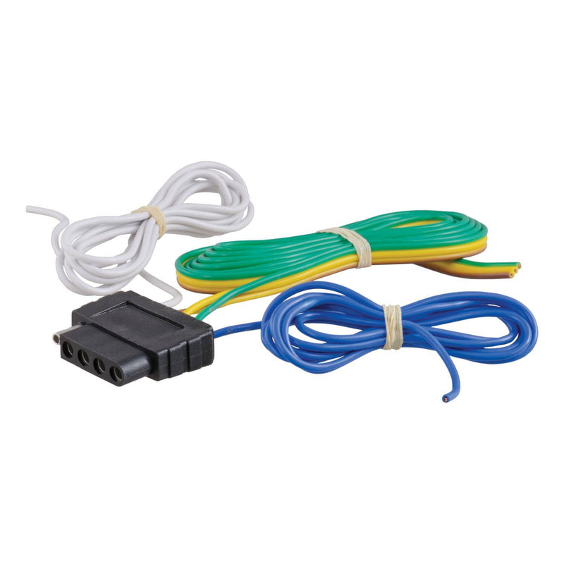 Load image into Gallery viewer, CURT 5-Way Flat Connector Socket with 60" Wires (Vehicle Side)
