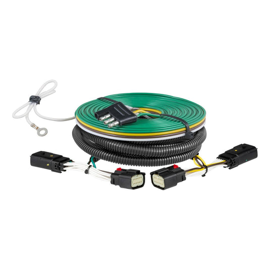 CURT Custom Towed-Vehicle RV Wiring Harness, With LED Taillights - 2019-2024 Ram 2500/3500