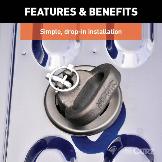 CURT OEM Puck System 2-5/16" Gooseneck Kit (30K), With 5th Wheel Prep Package - 2013-2027 Ram 2500/3500