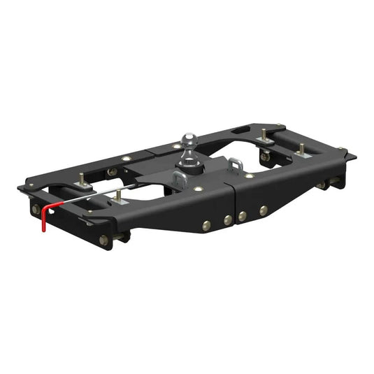 CURT PowerHaul Double Lock Gooseneck Hitch (38K), Excluding Cab & Chassis (F-350 Super Duty, F-450 Super Duty); Excluding 5th Wheel Prep Package - 2017-2027 Ford F-250 Super Duty/F-350 Super Duty/F-450 Super Duty