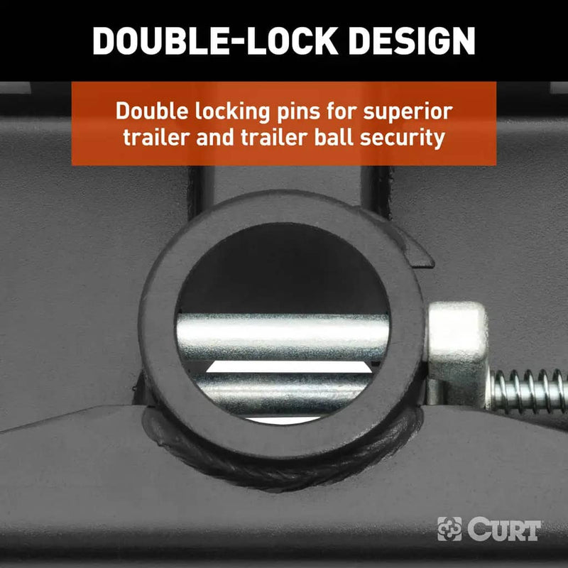 Load image into Gallery viewer, CURT PowerHaul Double Lock Gooseneck Hitch (38K), Excluding Cab &amp; Chassis (F-350 Super Duty, F-450 Super Duty); Excluding 5th Wheel Prep Package - 2017-2027 Ford F-250 Super Duty/F-350 Super Duty/F-450 Super Duty
