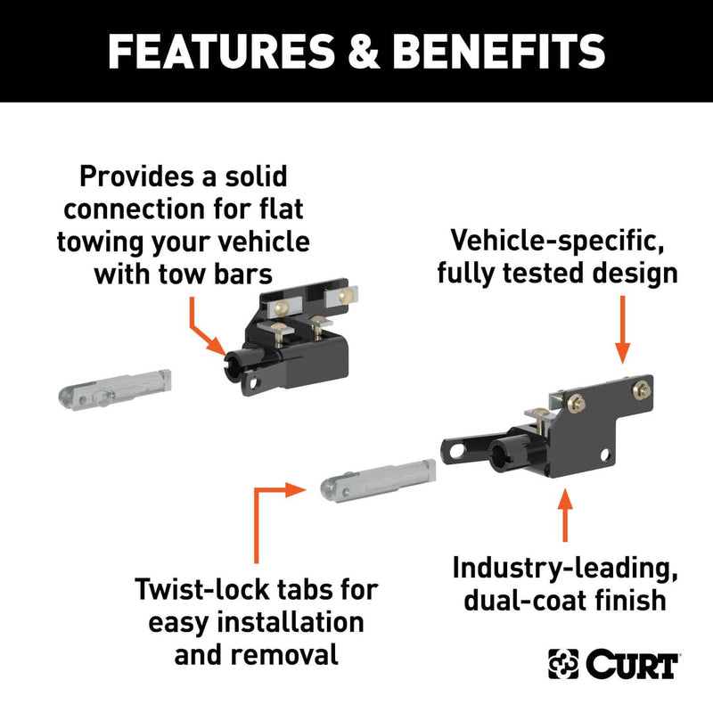 Load image into Gallery viewer, CURT Custom Tow Bar Base Plate, Excluding King Ranch or Raptor (2009-2015 F-150) - 2009-2020 Ford F-150, 2015-2017 Ford Expedition &amp; Lincoln Navigator
