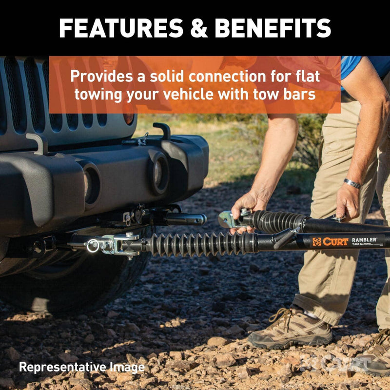 Load image into Gallery viewer, CURT Custom Tow Bar Base Plate - 2020-2025 Ford F-250 Super Duty/F-350 Super Duty
