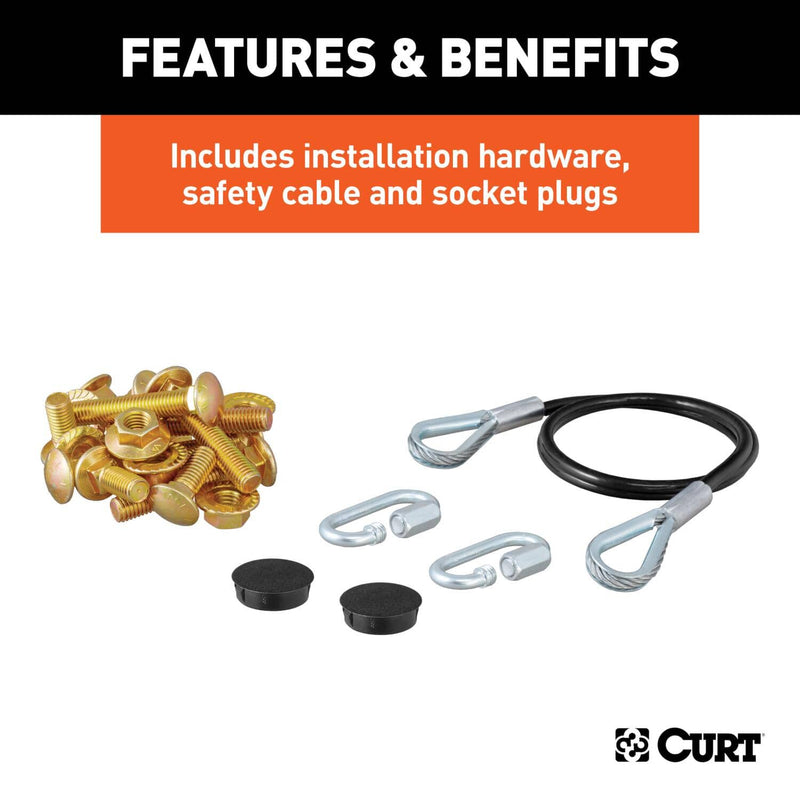 Load image into Gallery viewer, CURT Custom Tow Bar Base Plate, Excluding 2.7L or 3.0L - 2019-2025 Chevrolet Silverado 1500 &amp; GMC Sierra 1500, 2022 Chevrolet Silverado 1500 LTD &amp; GMC Sierra 1500 Limited
