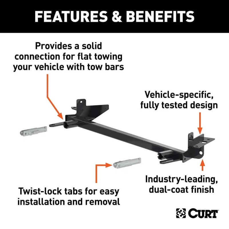 Load image into Gallery viewer, CURT Custom Tow Bar Base Plate (Drilling Required), Excluding Rebel, RHO, or Tungsten; Excluding Rebel RHO &amp; TRX - 2025-2026 Ram 1500
