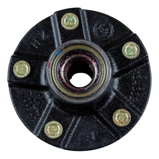 CURT Idler Hub Complete Kit with Installed Bearings - 2,200-lb. Axles, 5 on 4-1/2" Bolt Pattern, 1/2" Stud Size