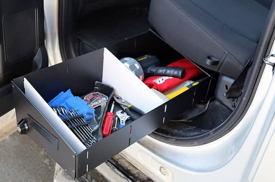 Dee Zee Underseat Storage Drawer - 2019-2026 Chevrolet Silverado 1500/Silverado 2500 HD & GMC Sierra 1500/Sierra 2500 HD & more