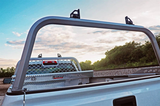 Ford F-150 DeeZee Silver Aluminum Rear Rack for 2004 to 2023