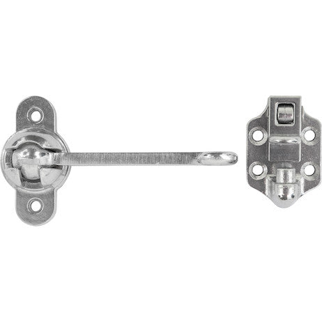Load image into Gallery viewer, Heavy-Duty Aluminum Door Hold Back - 4 Inch Hook and 2-Position Keeper
