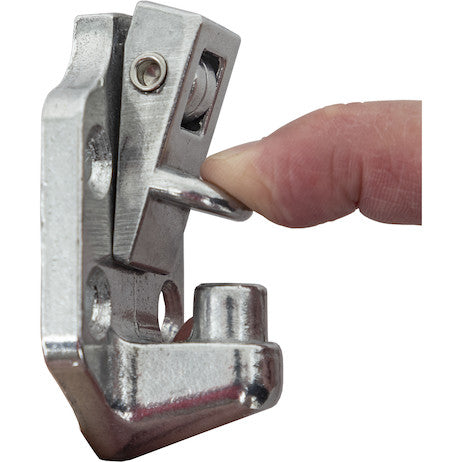 Load image into Gallery viewer, Heavy-Duty Aluminum Door Hold Back - 4 Inch Hook and 2-Position Keeper
