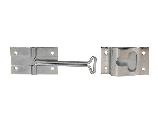 Load image into Gallery viewer, 4 Inch Hook &amp; Keeper Door Holder - Stainless Steel
