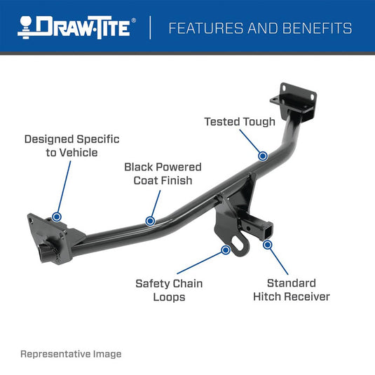 Draw-Tite Class 2 Trailer Hitch — 1996-2007 Multi-Vehicle - DRA-36296 - Absolute Autoguard