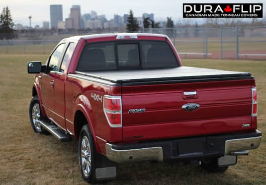 Dura-Flip Hard Folding Tonneau Cover — 2020-2026 Chevrolet Silverado HD and GMC Sierra HD, 6'9" box - DRF-DF-CHD69-20 - Absolute Autoguard