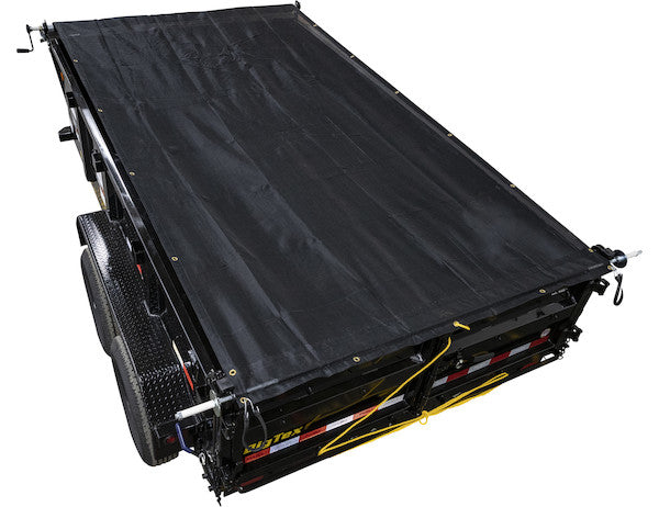 Load image into Gallery viewer, 102 Inch Black Powder Coated Rear Anti-Sail Tarp Tension Bow Kit with Rollers
