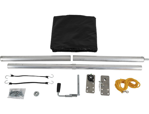 Load image into Gallery viewer, Dump Tarp Kit (Round Axle), Mesh Tarp, 5 -1/2 x 12 Foot
