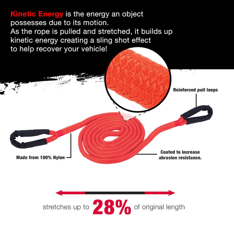 Load image into Gallery viewer, Erickson 1/2" X 20' 7260 Lb Break Strength Kinetic Rope - ERI-59400 - Absolute Autoguard
