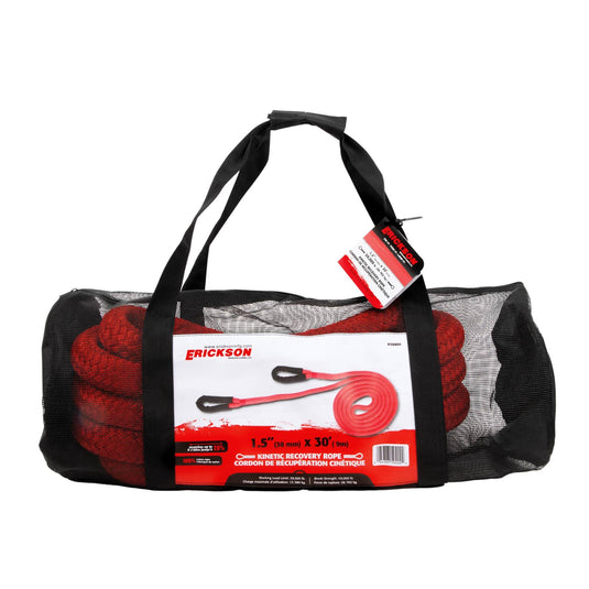 Erickson 1-1/2" X 30' 59,000 Lb Break Strength Kinetic Rope - ERI-59404 - Absolute Autoguard