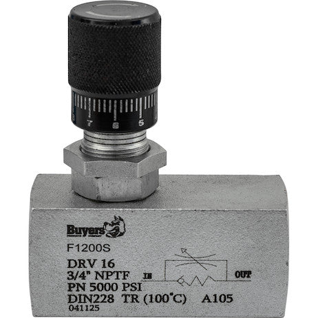 Load image into Gallery viewer, 3/4 Inch NPT Steel Flow Control Valve
