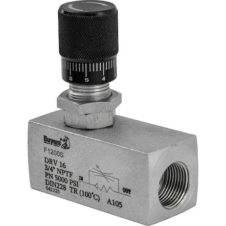 3/4 Inch NPT Steel Flow Control Valve