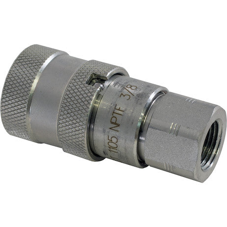 Load image into Gallery viewer, 1/2 Inch Female Flush-Face Coupler With 3/4 Inch NPT Port
