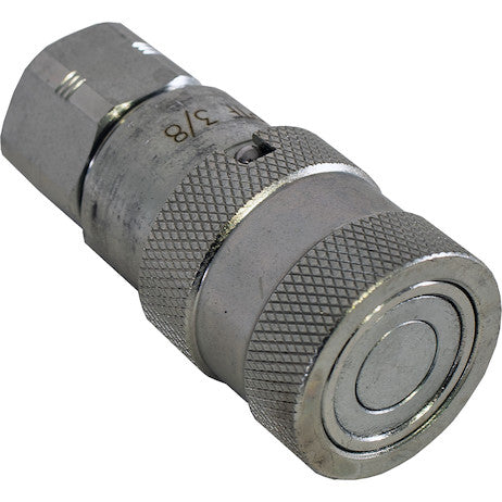 Load image into Gallery viewer, 1/2 Inch Female Flush-Face Coupler With 3/4 Inch NPT Port
