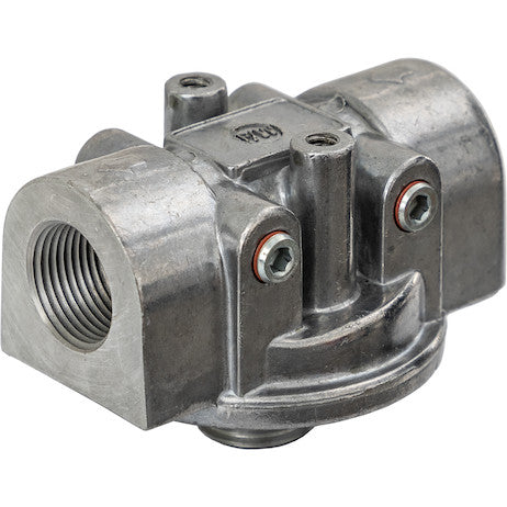 15 GPM Return Line Filter Head 3/4 Inch NPT/15 PSI Bypass
