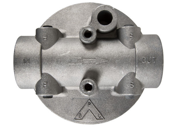 Load image into Gallery viewer, 50 GPM Return Line Filter Head 1-1/4 Inch NPT/25 PSI Bypass
