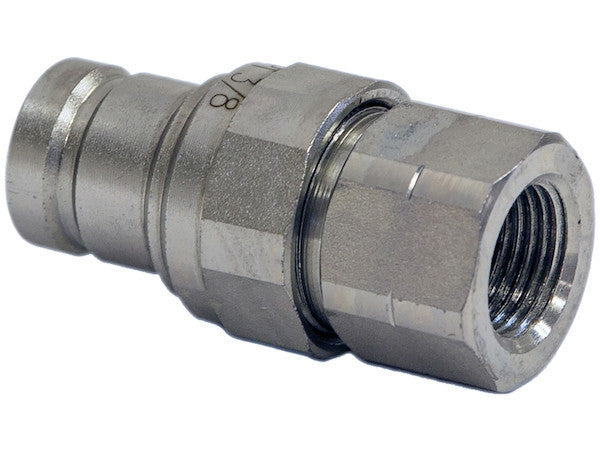 Load image into Gallery viewer, 3/8 Inch Male Flush-Face Coupler With 3/8 Inch NPT Port
