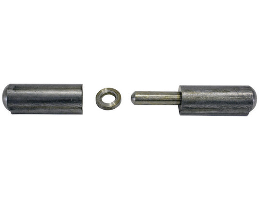Stainless Weld-On Bullet Hinge with Stainless Pin and Bushing - 0.51 x 2.76 Inch