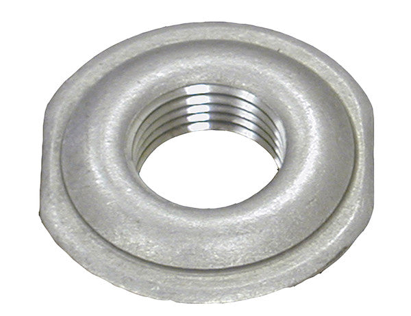 Load image into Gallery viewer, 1-1/4 Inch NPTF Stainless Steel Stamped Welding Flange
