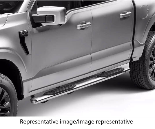 Go Rhino 4" 1000 Series Polished Side Steps — 1999-2016 Ford F-250 Super Duty/F-350 Super Duty - GOR-104418087PS - Absolute Autoguard