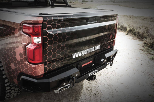 Go Rhino BR20.5 Rear Bumper — 2019-2026 Chevrolet Silverado 1500 - GOR-28176T - Absolute Autoguard