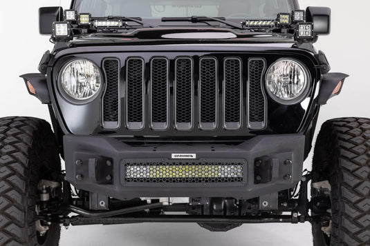 Go Rhino Front Bumper (will Not Work with Tow Bars) — 2007-2026 Jeep Gladiator/Wrangler/Wrangler JK - GOR-331100T - Absolute Autoguard