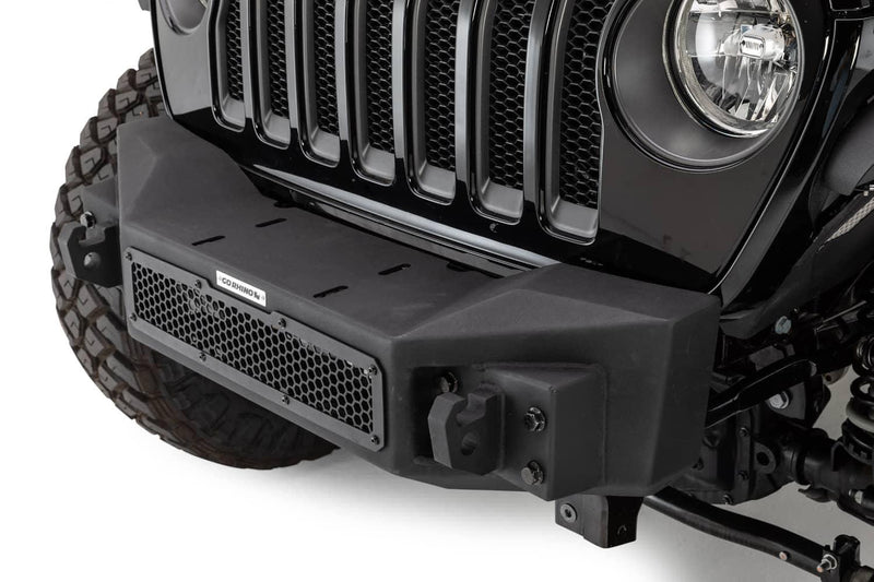 Load image into Gallery viewer, Go Rhino Front Bumper (will Not Work with Tow Bars) — 2007-2026 Jeep Gladiator/Wrangler/Wrangler JK - GOR-331100T - Absolute Autoguard
