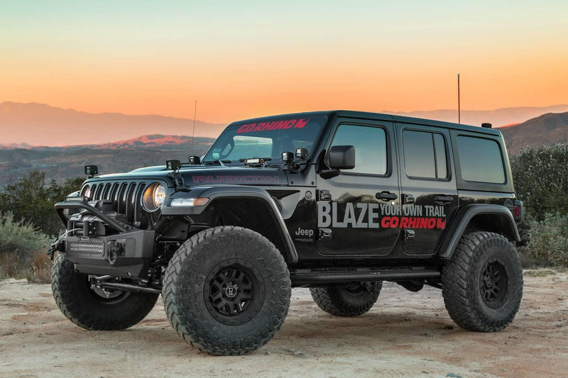 Load image into Gallery viewer, Go Rhino Front Bumper with Tubular Override Bar — 2007-2026 Jeep Gladiator/Wrangler/Wrangler JK - GOR-331101T - Absolute Autoguard
