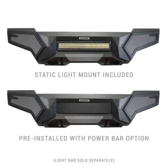 Go Rhino Textured Black Element Front Bumper — 2016-2023 Toyota Tacoma - GOR-343891T - Absolute Autoguard