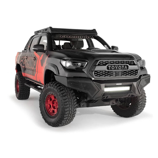 Go Rhino Textured Black Element Front Bumper — 2016-2023 Toyota Tacoma - GOR-343891T - Absolute Autoguard