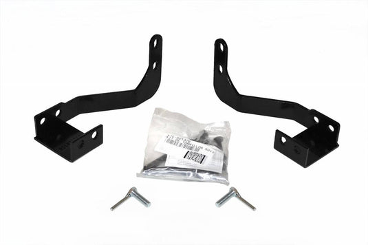Go Rhino Black RC2 Lighted Bull Bar Brackets — 2007-2014 Chevrolet & GMC - GOR-55165 - Absolute Autoguard