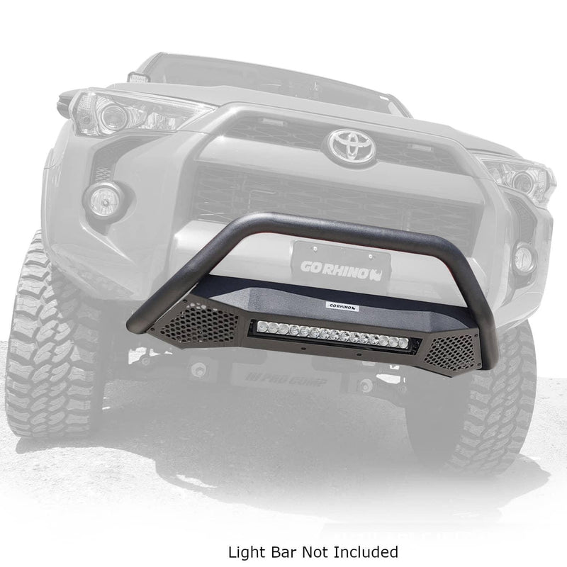 Load image into Gallery viewer, Go Rhino Textured Black RC4 Lr Bull Bar (brackets Sold Seperately) — 2015-2026 Ford F-150 - GOR-55411T - Absolute Autoguard
