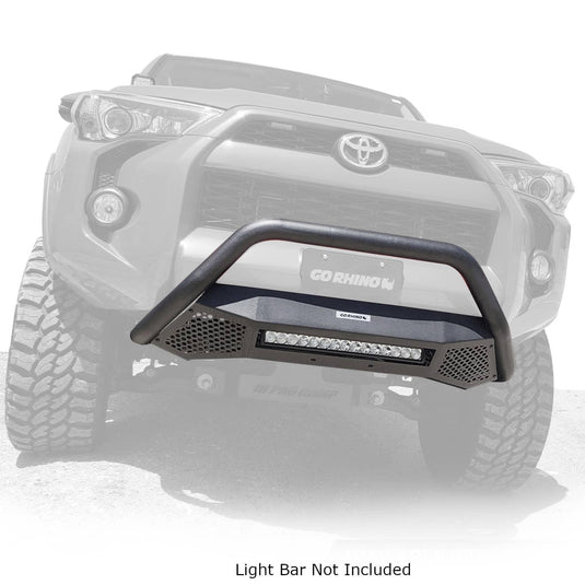 Go Rhino Textured Black RC4 Lr Bull Bar (brackets Sold Seperately) — 2015-2026 Ford F-150 - GOR-55411T - Absolute Autoguard