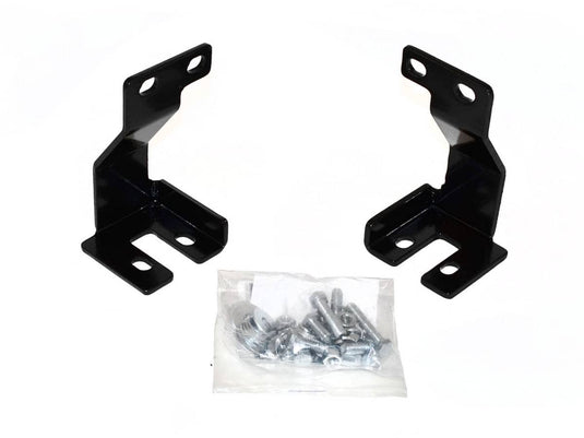 Go Rhino Black RC2 Lighted Bull Bar Brackets — 2010-2018 Dodge & Ram - GOR-55655 - Absolute Autoguard
